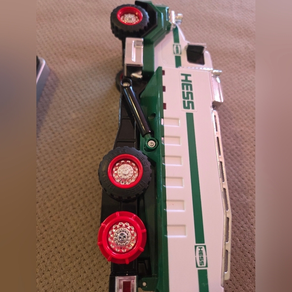 2017 Hess Dump Truck and Loader with Functioning Lights and Sound Preowned - Picture 16 of 16